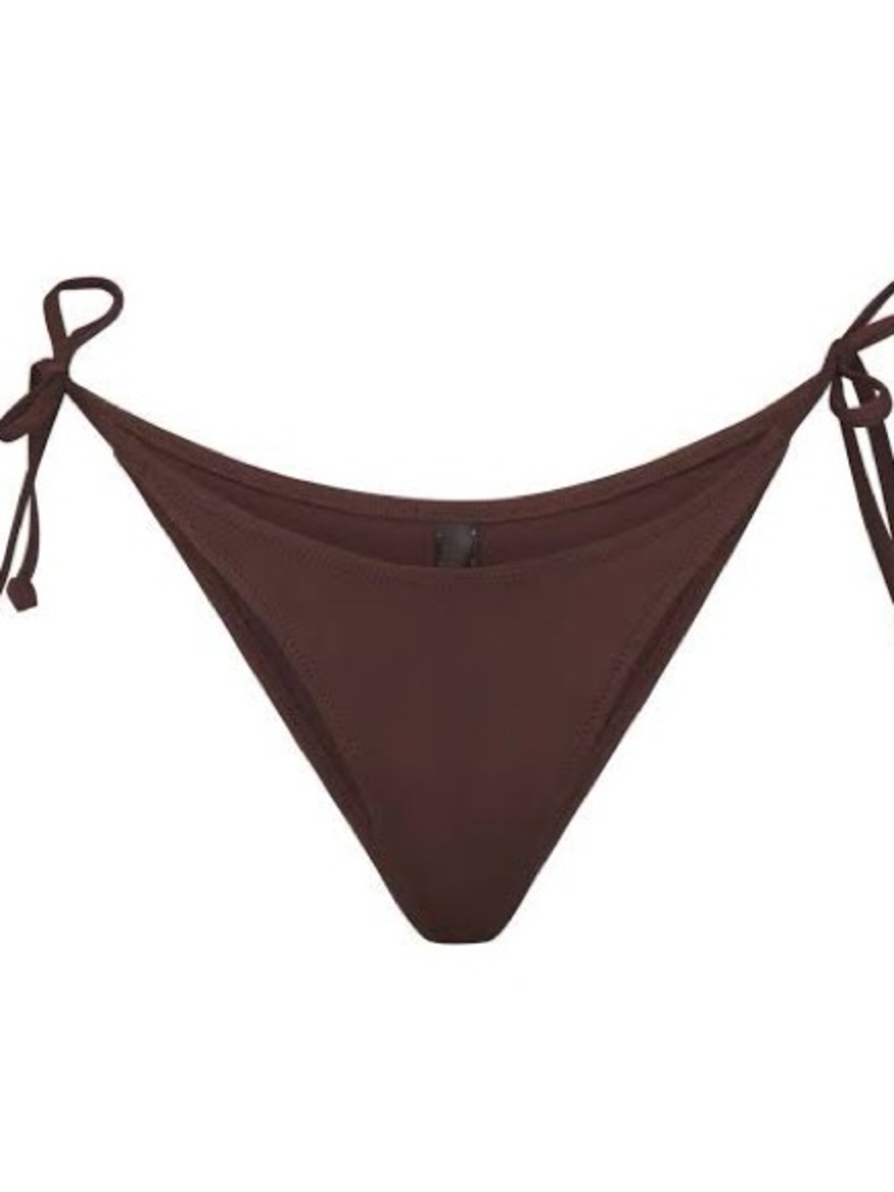 SKIMS Brown Tie-Side Swim Bottom